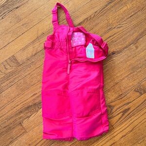 Cherokee Bright Pink 12m Snow Overalls
